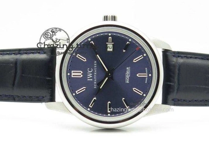 MIROTIME 0208 UrbanChic Ingeniuer St.Laurens SS Blue Dial MK 1:1 Best Edition On Black Leather Strap A 7366